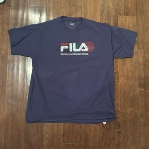 Blue XL vintage fila tee
